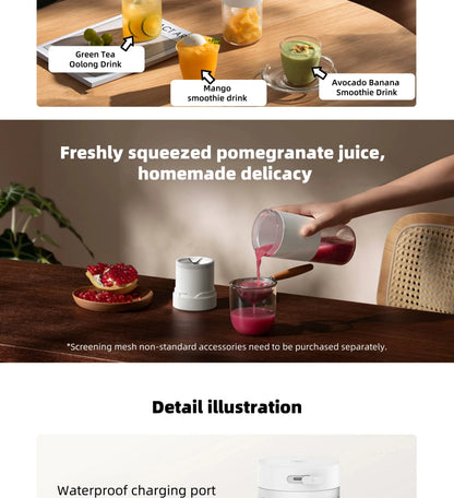 FreshBlend™ Mini Portable Juicer